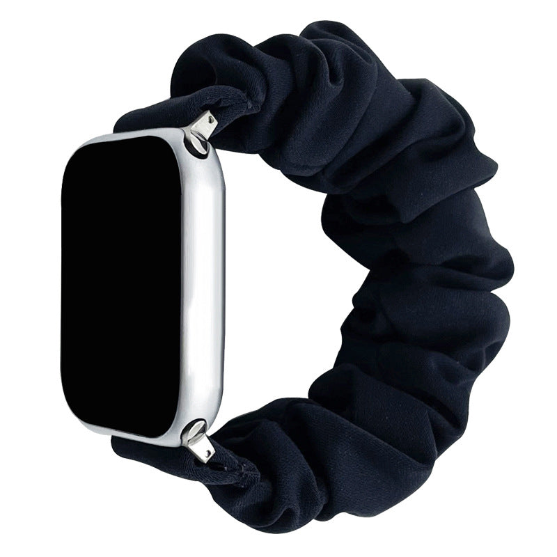 Miękki jedwabny pasek scrunchie do Apple Watch — elastyczne dopasowanie bez zapięcia - Desfino