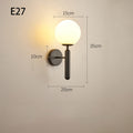 מנורת קיר חסכונית באנרגיה AuraNova — מנורה מודרנית לחדר השינה - Desfino