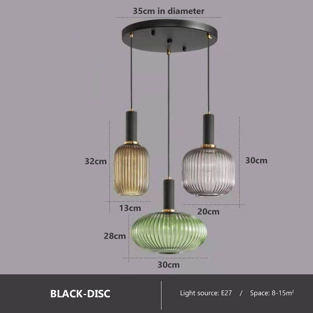 AuraGlass retro LED závěsné svítidlo — svítidlo ve vintage stylu - Desfino