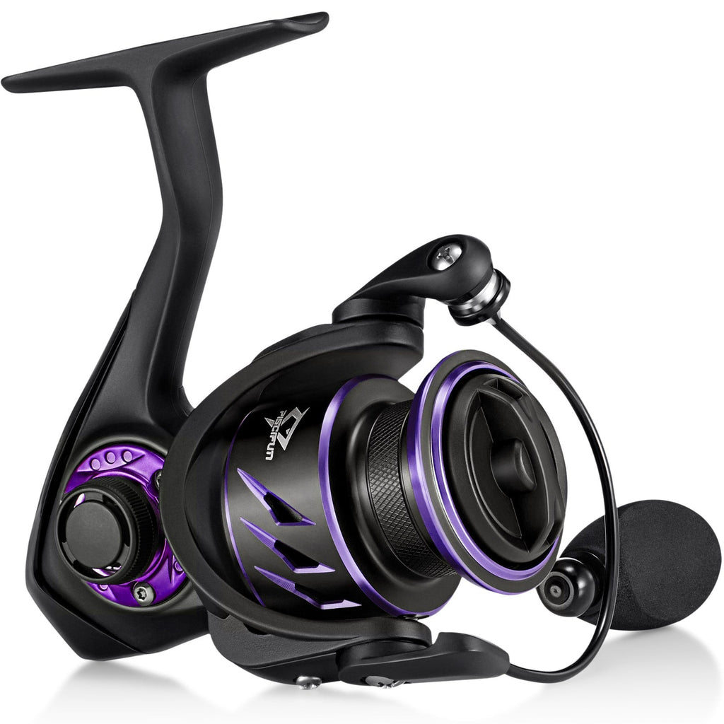 Piscifun Viper X 500/1000 isfiskerulle - 5.2:1 grafit - Desfino