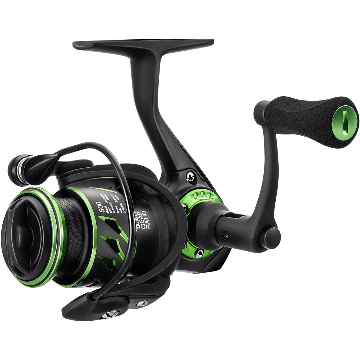 Piscifun Viper X 500/1000 isfiskerulle - 5.2:1 grafit - Desfino