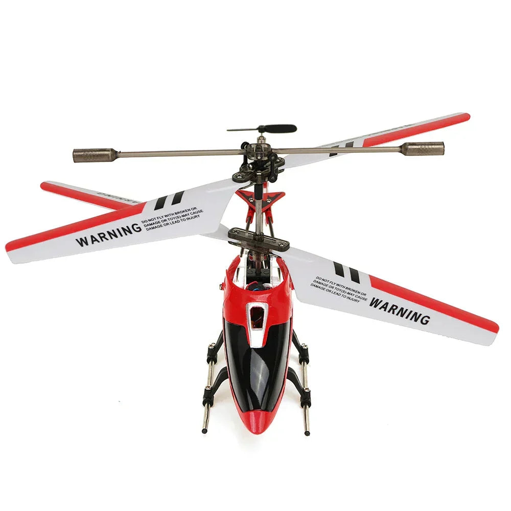 NovaPulse 3.5CH RC-helikopter — metallramme, gyrostabilisering, karmosinrød - Desfino