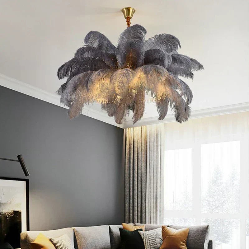 AstraFeather Modern Handcrafted Pendant Chandelier