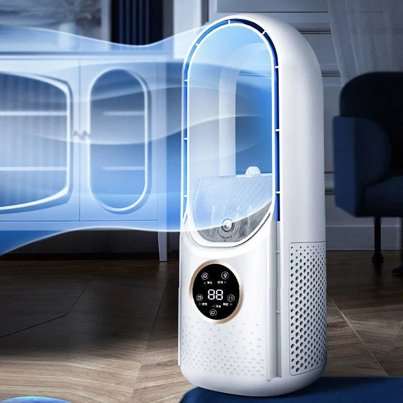 Hiljainen siivetön kannettava ilmastointilaite — ergonominen muotoilu | Desfino
