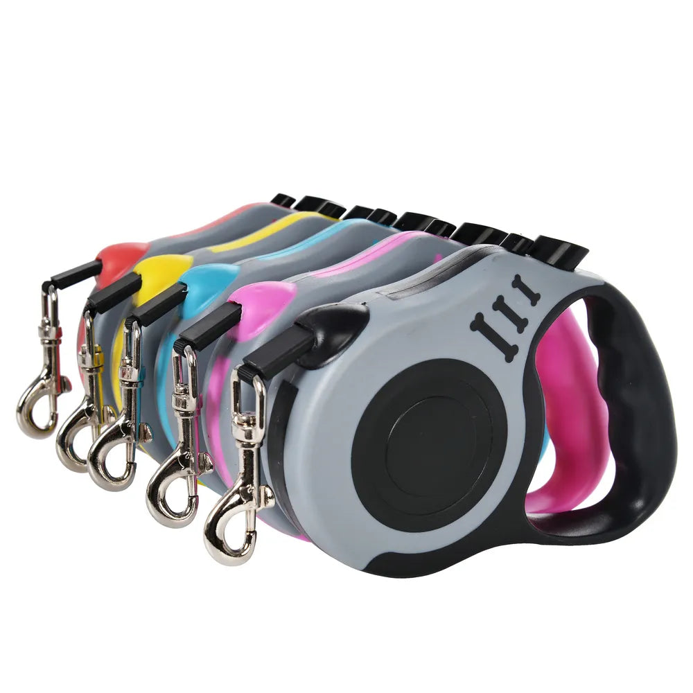 Trela retrátil automática PawEase para cães pequenos, gatos e cachorros - Desfino