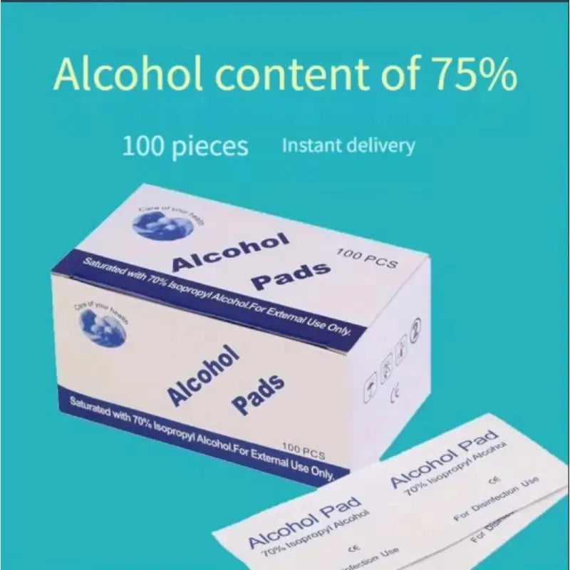 アルコール濃度75%プレップパッド - 個包装クリーニングワイプ - Desfino