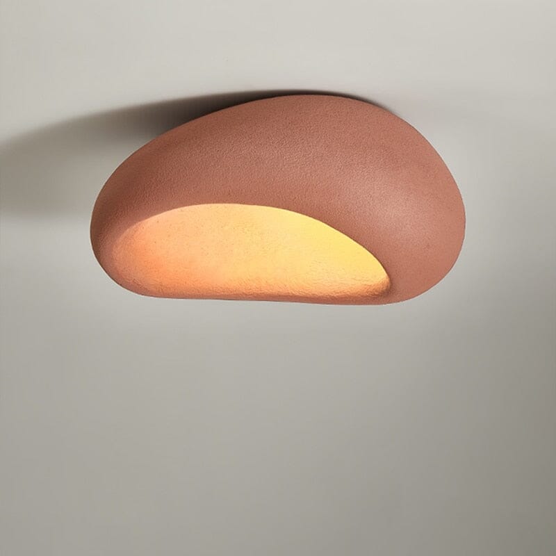 Tenzai Wabi-Sabi Ceiling Light — E27 Surface-Mount Fixture - Desfino