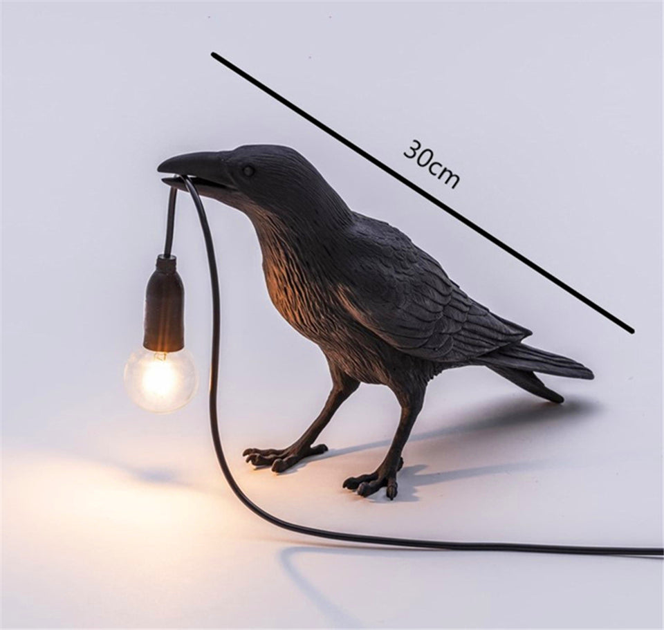 FederGlow warme LED-Vogelwandleuchte — Stimmungsvolle Dekolampe - Desfino