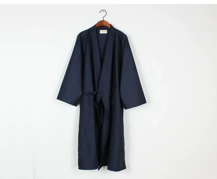 Nadirloft 2024 Edition Men's Cotton Kimono Nightgown - Desfino