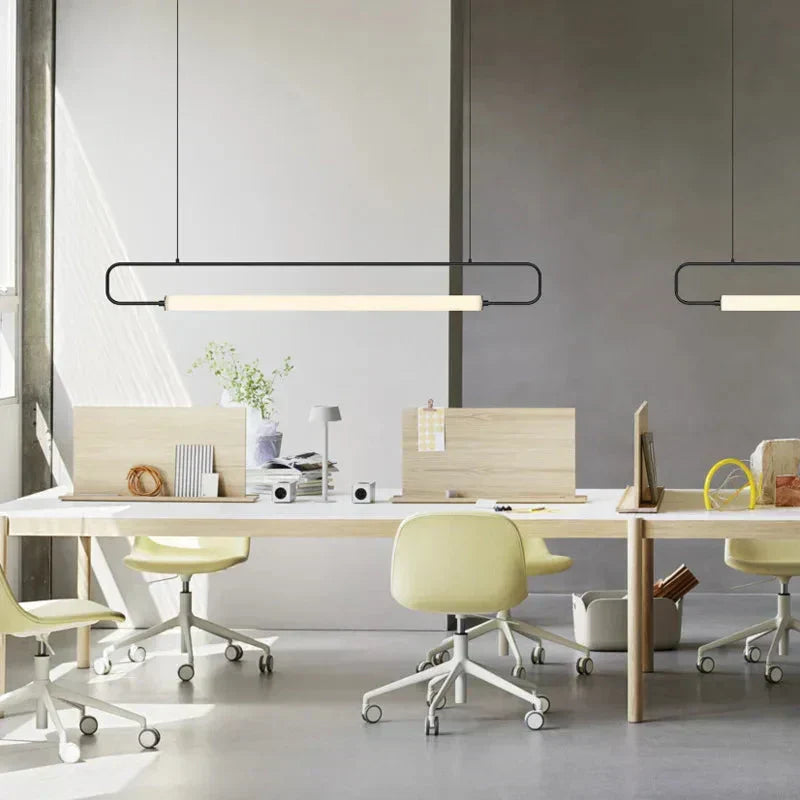 Suspension Lunara — Ampoule LED incluse, abat-jour en métal peint - Desfino