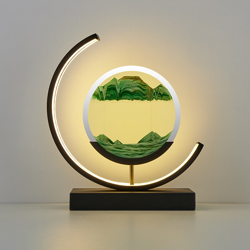 TerraGlow Sand Lamp — Artistic Ambient Accent Lighting - Desfino
