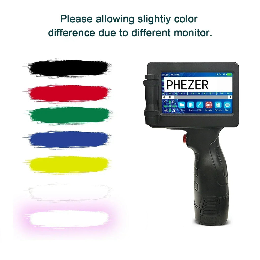 LumixJet Pro Enhanced Portable Handheld Inkjet Printer - Desfino