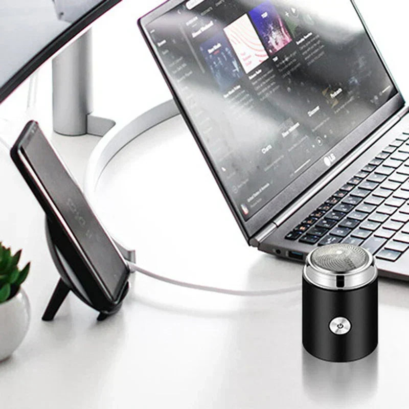 Rasoir électrique portable VoyagerTrim — Rasoir de voyage compact pour homme - Desfino