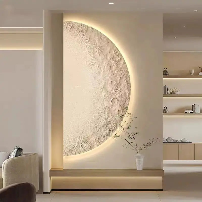 SolaraHalo Half Moon Wall Lamp — Modern LED Porch Sconce - Desfino