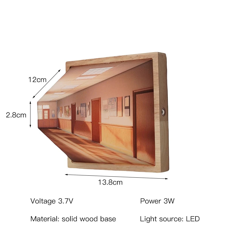 AstraLume 3D-Optik-Wandleuchte — Design mit Tiefenillusion - Desfino