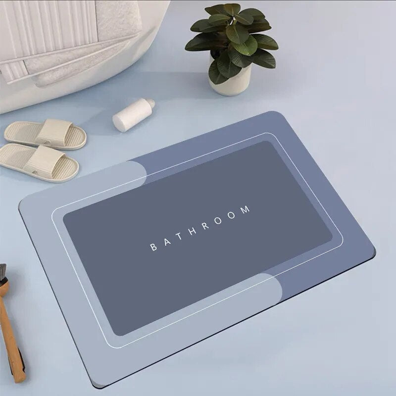 DryGuard Non Slip Bath Mat — Quick Dry Surface, High Absorbency Backing