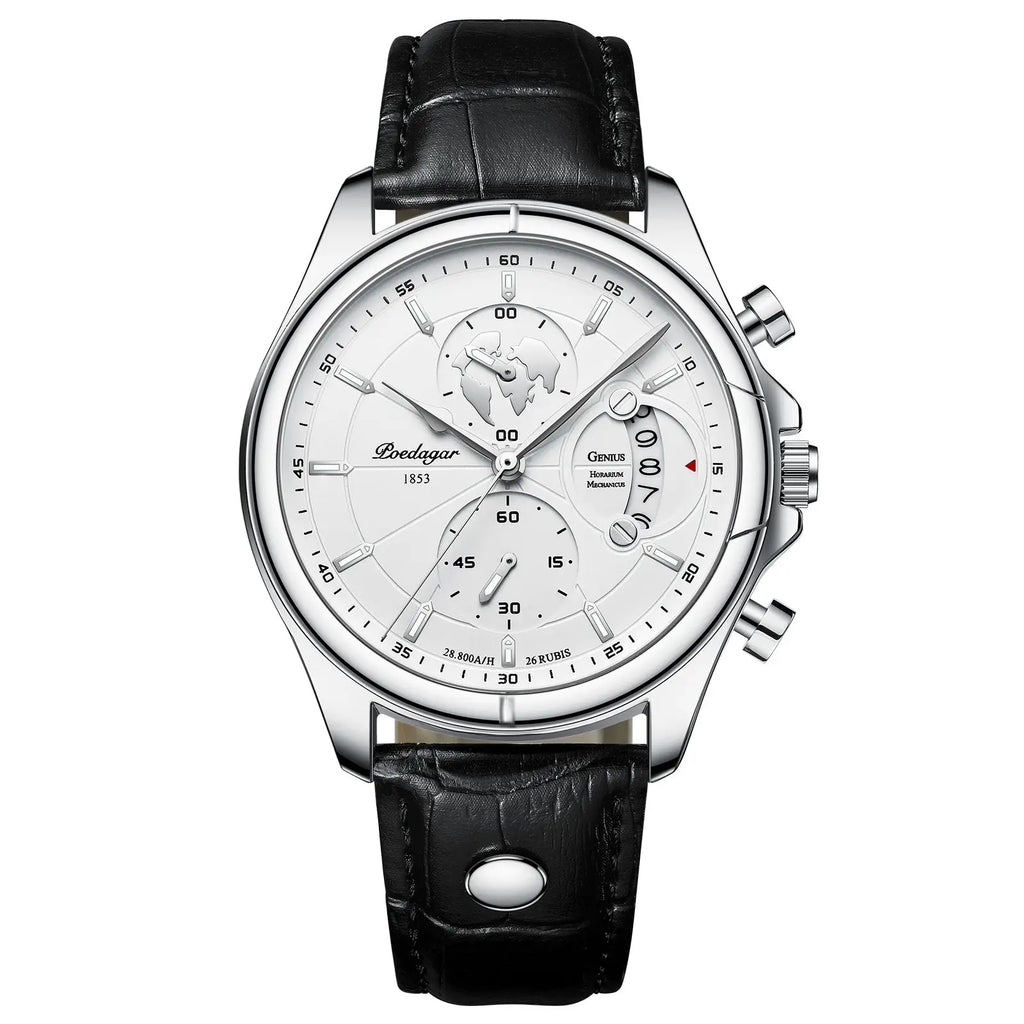 Aurello casual sporthorloge - chronograaf-geïnspireerd ontwerp - Desfino