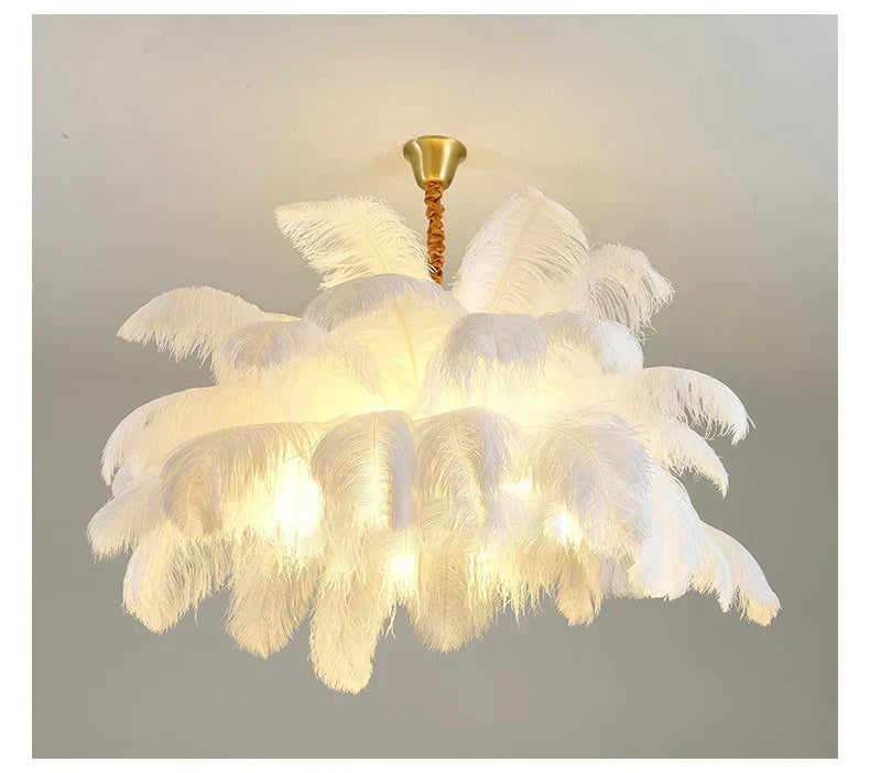 AstraFeather Modern Handcrafted Pendant Chandelier