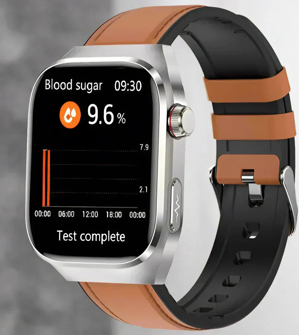 AeroPulse Bluetooth Health Watch — Blood Sugar, Uric Acid, ECG & PPG Tracking