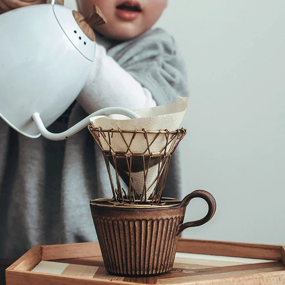 Hearthside Ceramic Mugs — Traditional Handmade Build, 10.4 oz Capacity