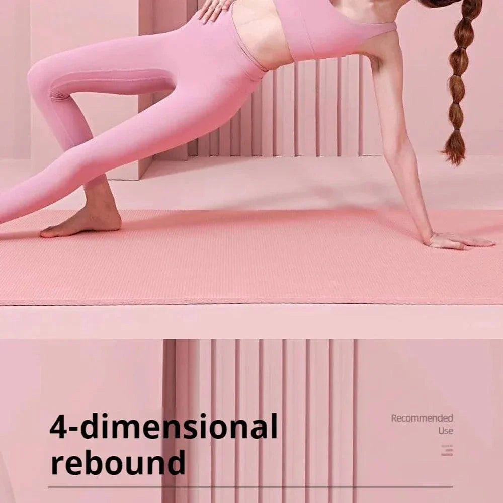 Esterilla de yoga antideslizante — cojín cómodo y duradero para hacer ejercicio - Desfino