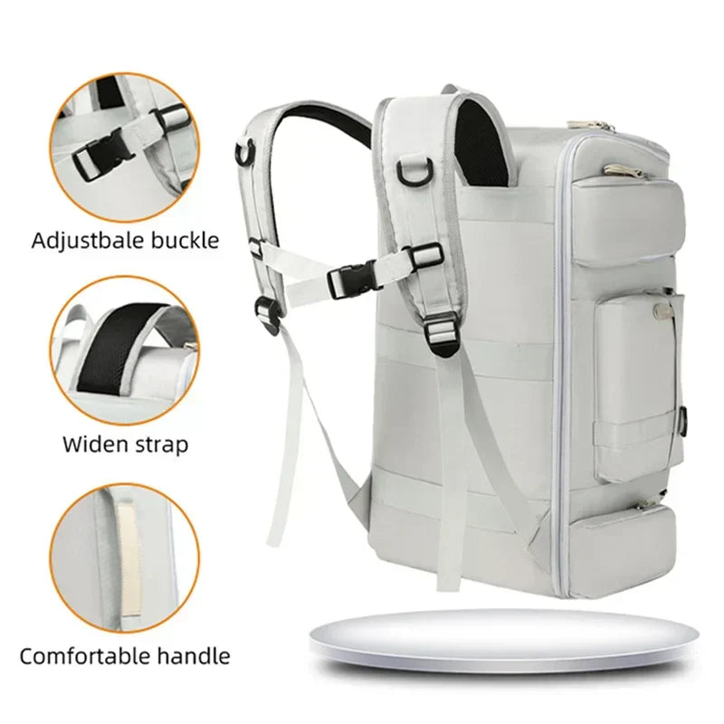 AeroTrail Large-Capacity Wet-Dry Travel Backpack — Separate Storage - Desfino
