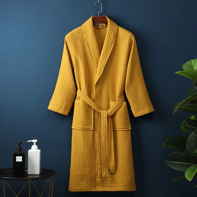 Aurora 100% New Cotton Bathrobe — Soft, Warm Loungewear - Desfino