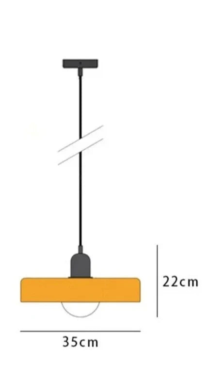 Kryształowa lampa wisząca Nexora E27 — lampa LED z jednym źródłem światła - Desfino