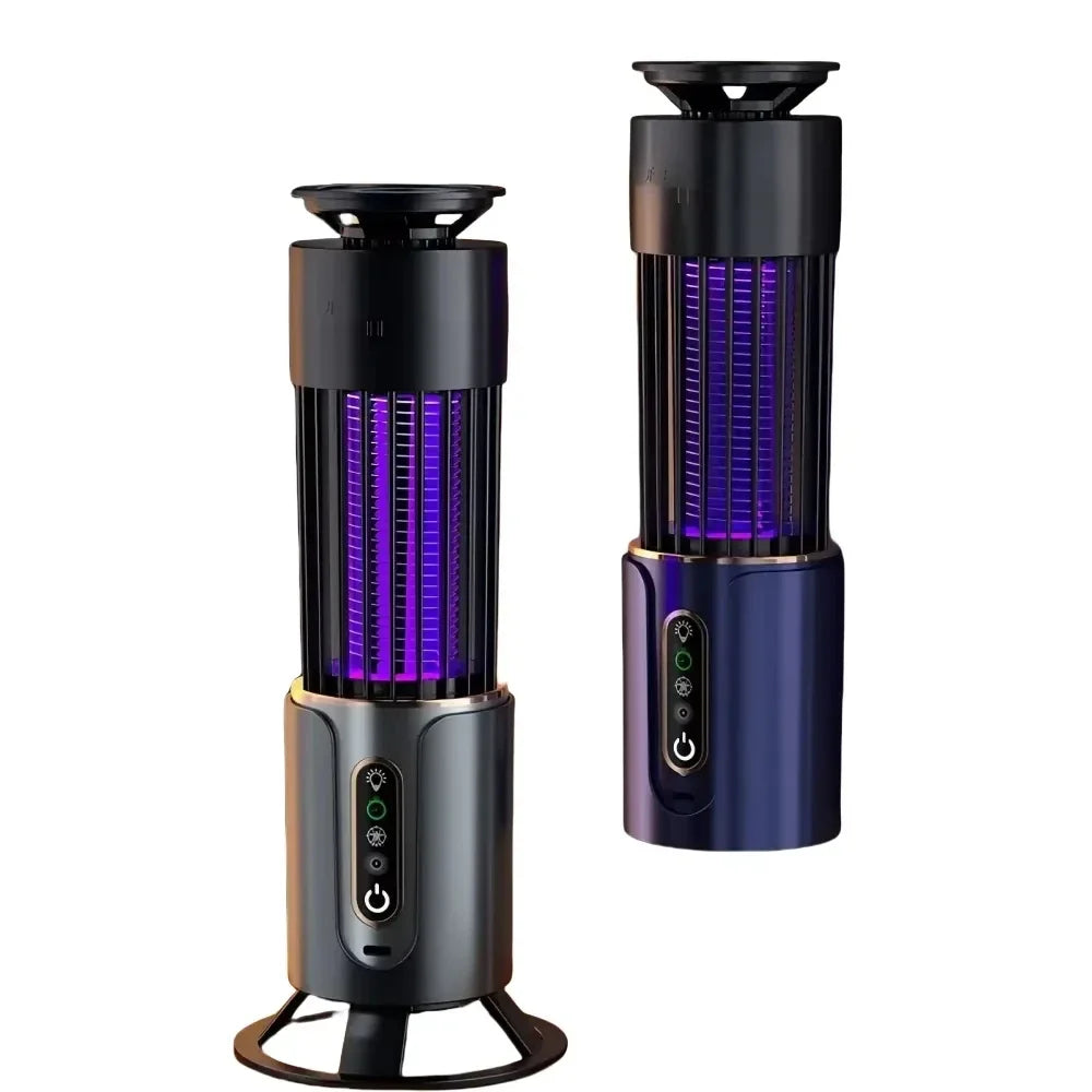 Lanterne piège à moustiques UV 2-en-1 — Lampe de camping LED USB - Desfino