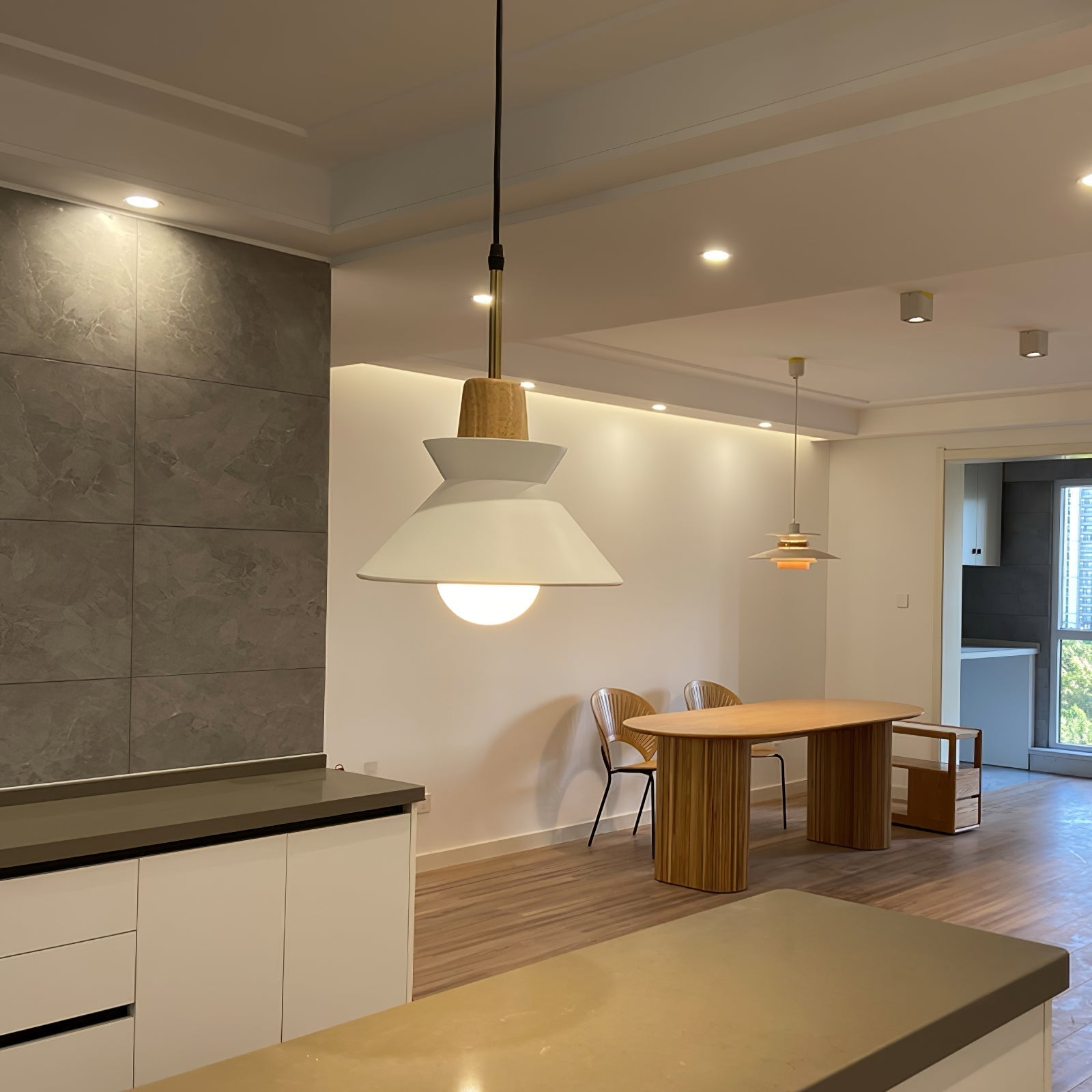 Scandinavian Pendant Lamp for Bedroom | Desfino