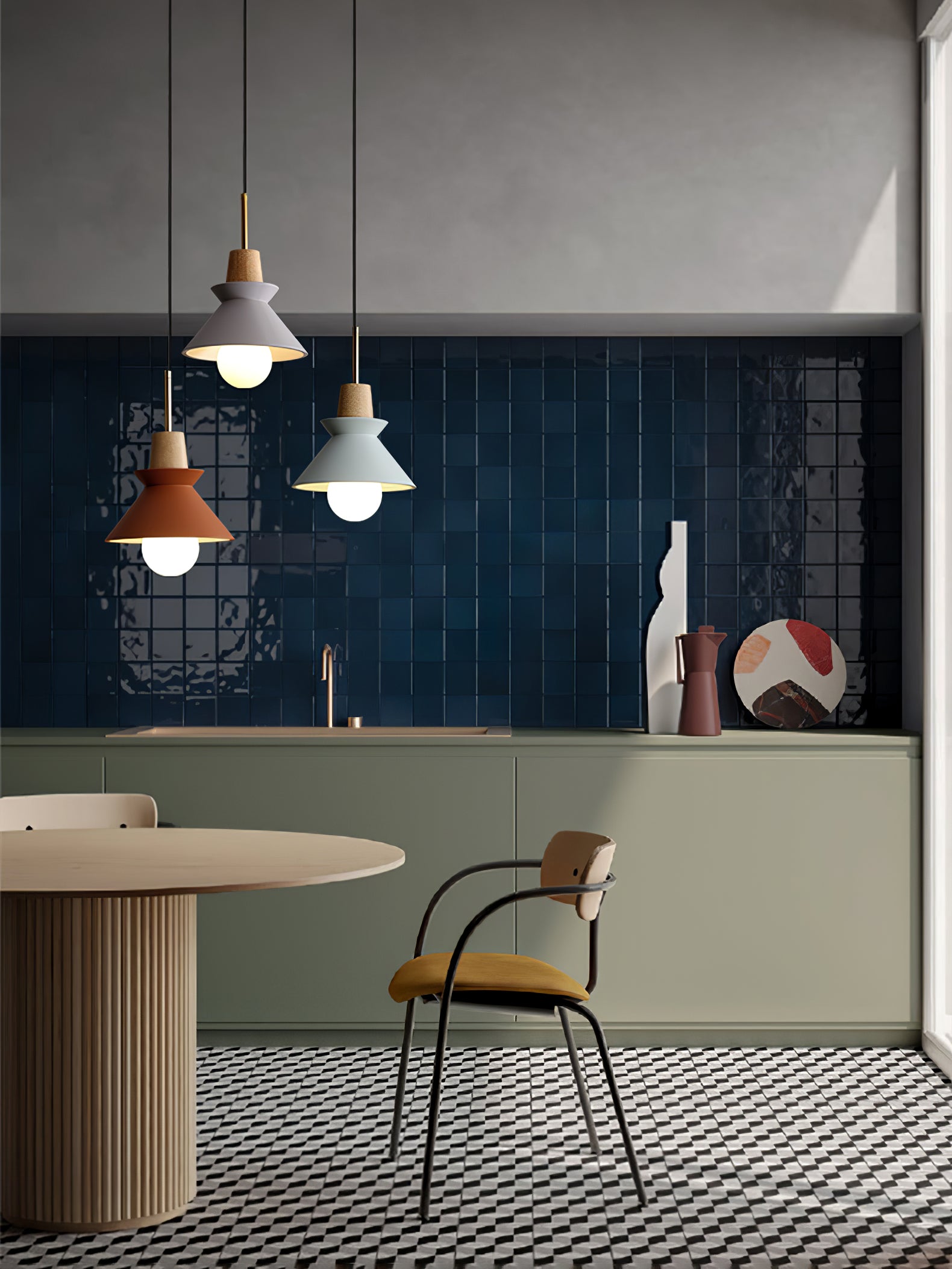 Scandinavian Pendant Lamp for Bedroom | Desfino