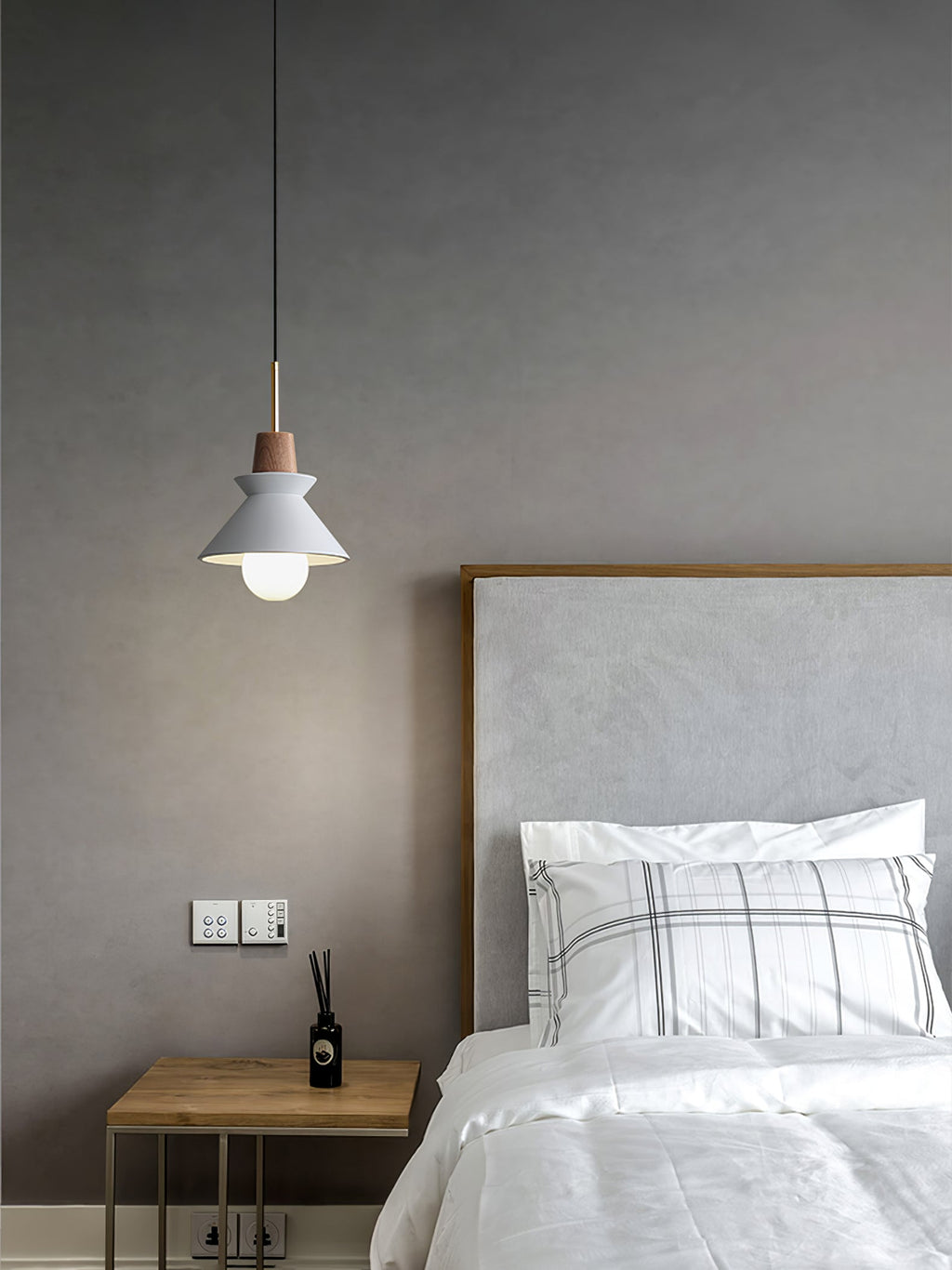 Scandinavian Pendant Lamp for Bedroom | Desfino