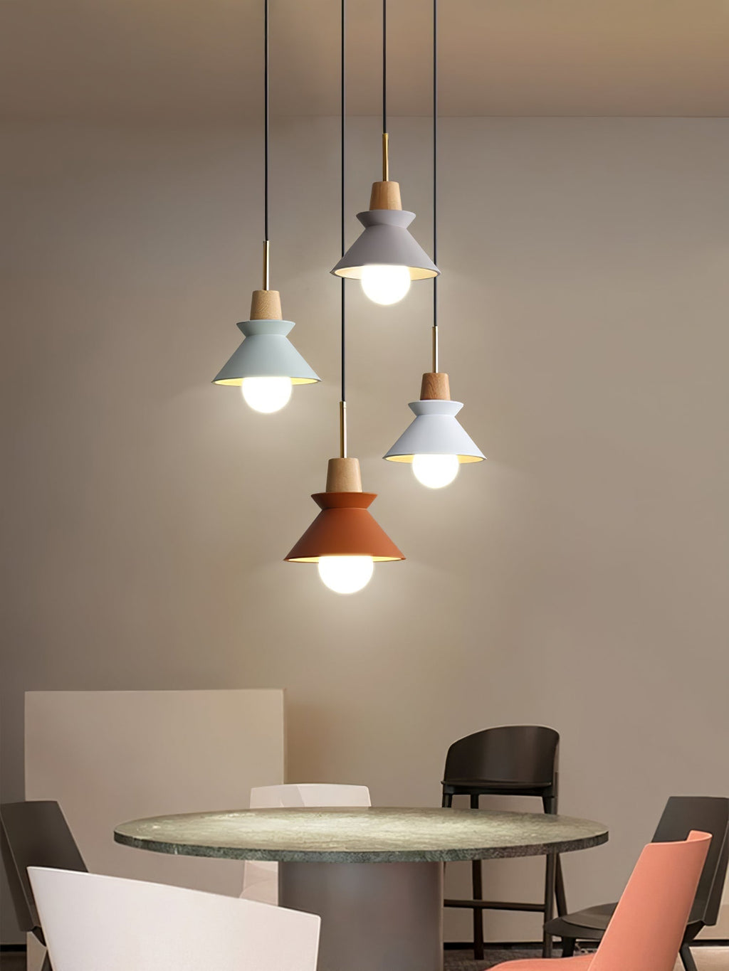 Scandinavian Pendant Lamp for Bedroom | Desfino