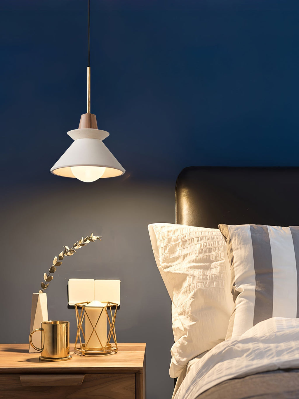 Scandinavian Pendant Lamp for Bedroom | Desfino