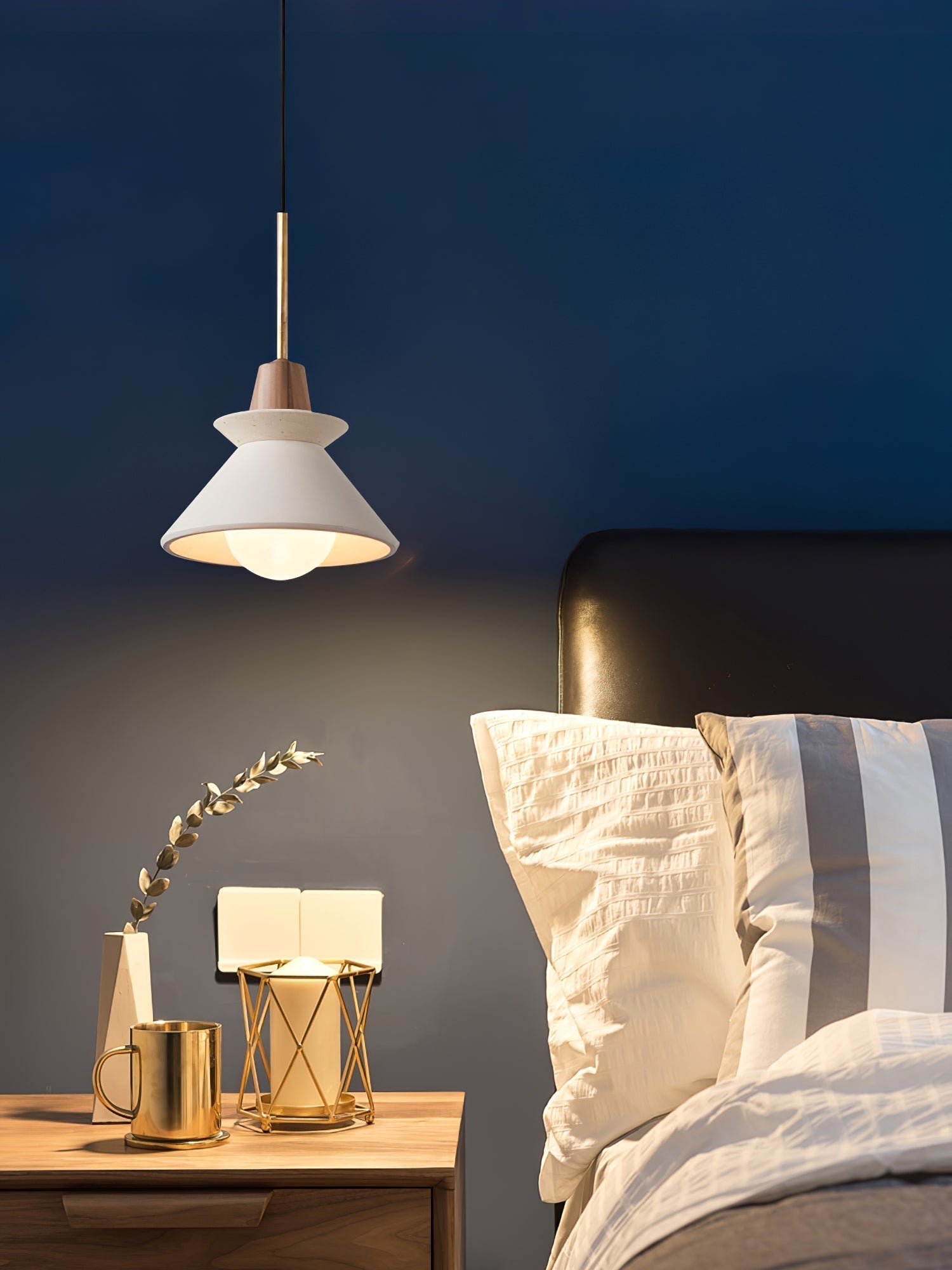 Scandinavian Pendant Lamp for Bedroom | Desfino