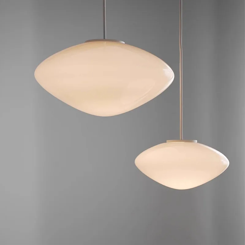 SkandiLume Pendant Light — Scandinavian Design, Soft Curves - Desfino