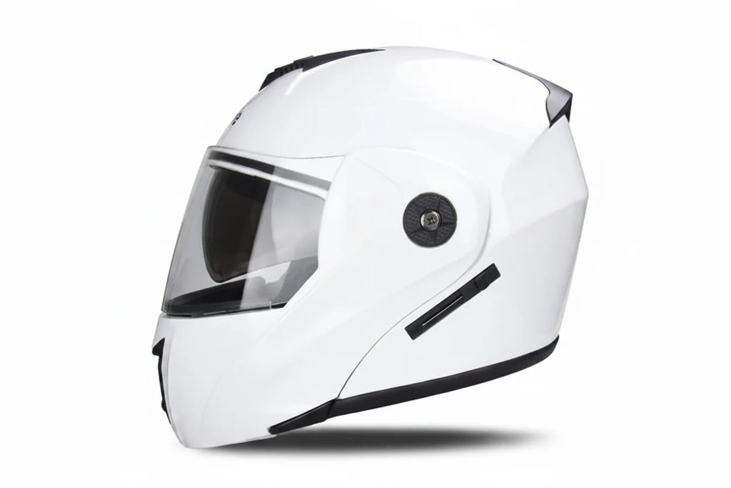 Casque de moto modulaire certifié DOT avec double visière — Desfino