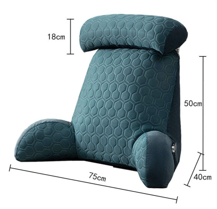 LumaNest Reading Backrest Pillow — Armrests and Headrest | Desfino