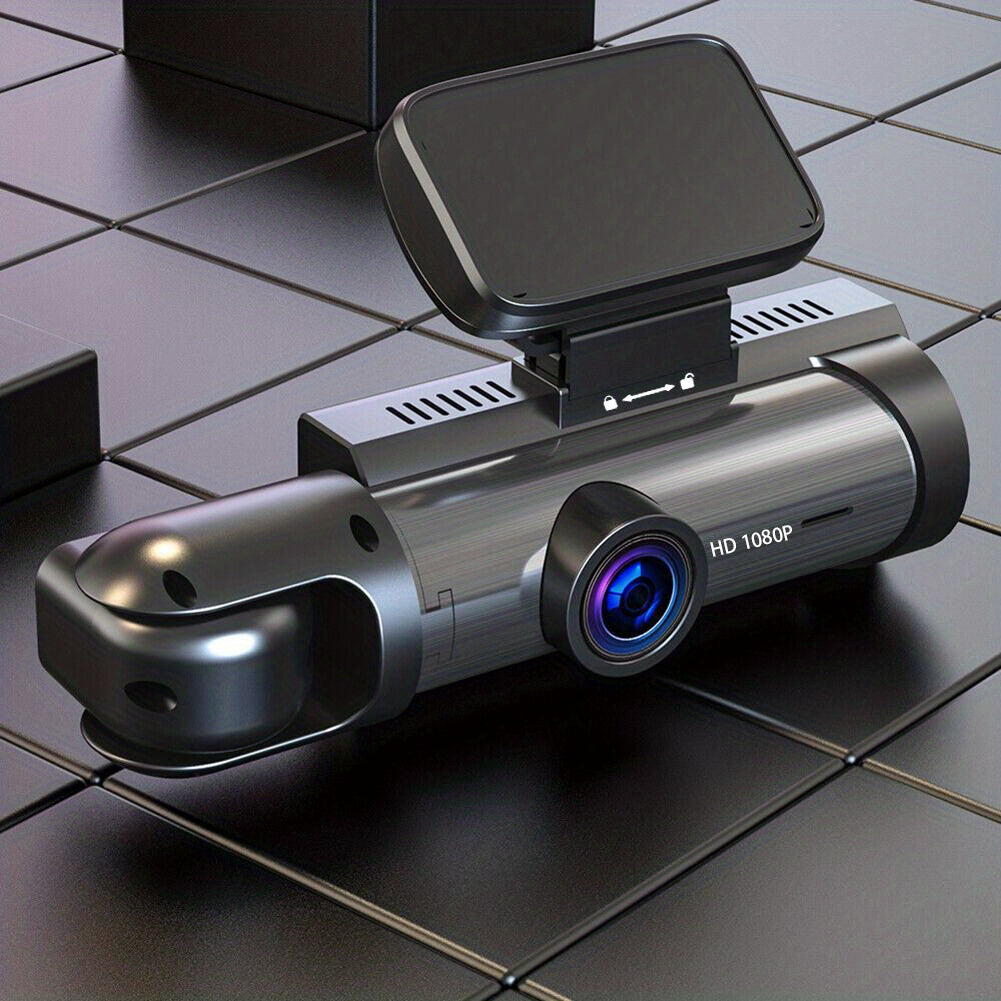 NovaSight DuoCam kamera samochodowa 1080P — podwójny widok z przodu i wewnątrz - Desfino