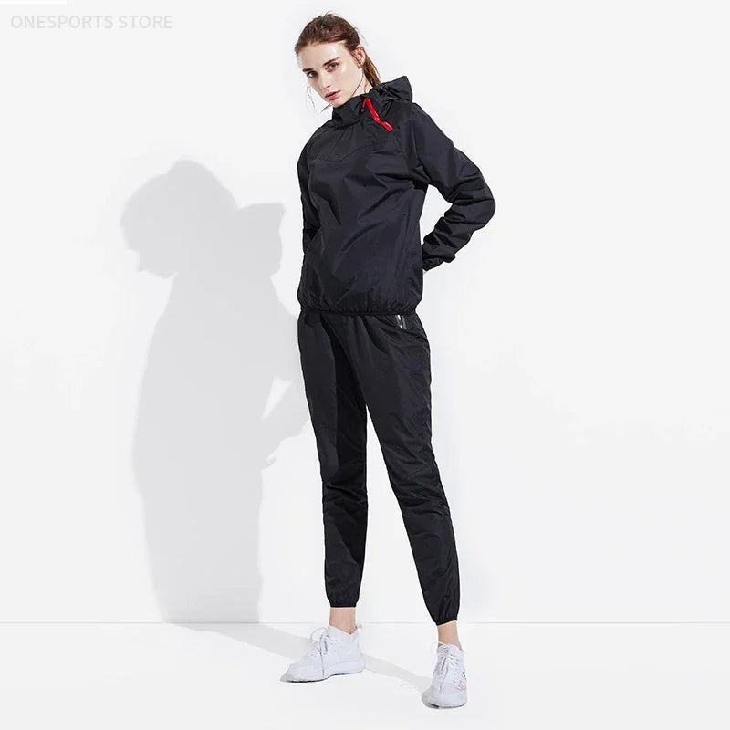 SONECHOKI Unisex Sauna Suit Set — Quick-Dry Fitness Hoodie | Desfino