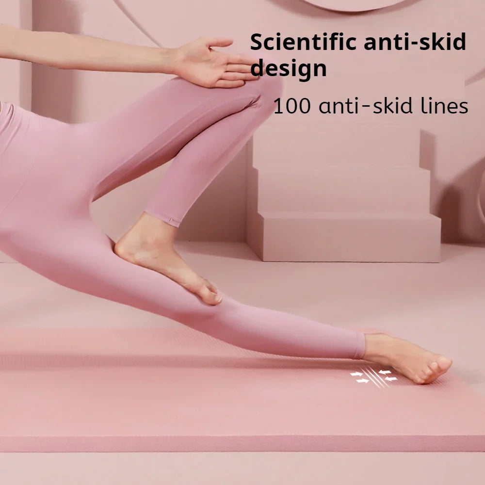 Esterilla de yoga antideslizante — cojín cómodo y duradero para hacer ejercicio - Desfino