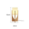 AuroraWood Kollektion von LED-Pendelleuchten — Holzoptik, E27 - Desfino