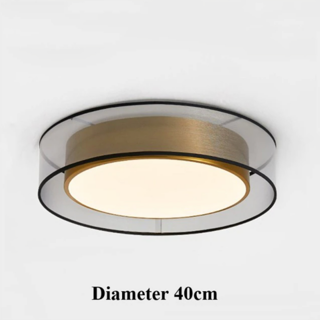 Zentra TriLight rund LED-loftslampe — 1500 lumen, 3 farvetemperaturer - Desfino