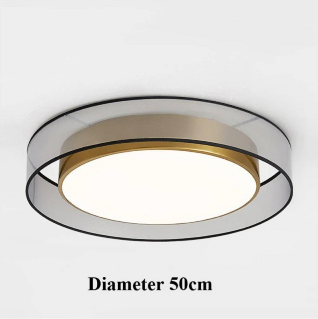 Zentra TriLight rund LED-loftslampe — 1500 lumen, 3 farvetemperaturer - Desfino