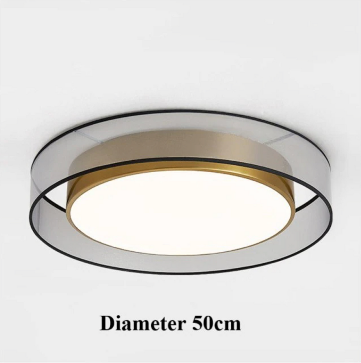 Zentra TriLight Lampada LED rotonda a soffitto — 1500 lumen, temperatura di colore a 3 tonalità - Desfino