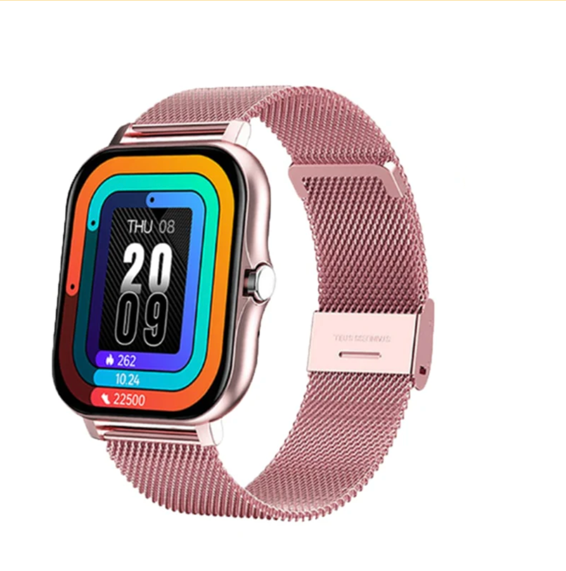LioraTime Janes-smartwatch — slank, feminin stil, sundhedsovervågning og alarmer - Desfino