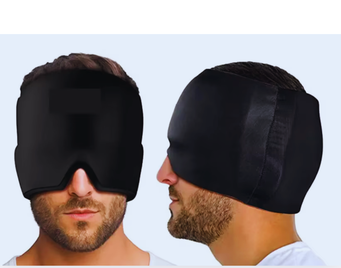 Migraine Be Gone Kopfschmerz-Wickel — Medikamentenfreies Design | Desfino