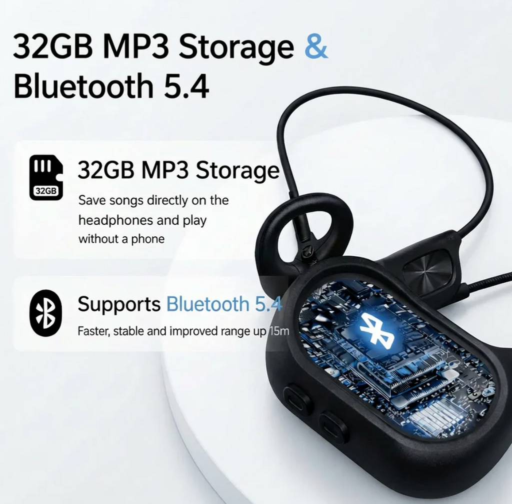 HydroBeat 防水スイミングイヤホン — 安定したフィット感、クリアな音質 - Desfino