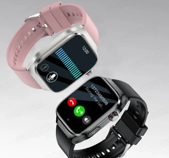NexaPulse-smartwatch — Blodsukker, EKG, urinsyre og Bluetooth - Desfino