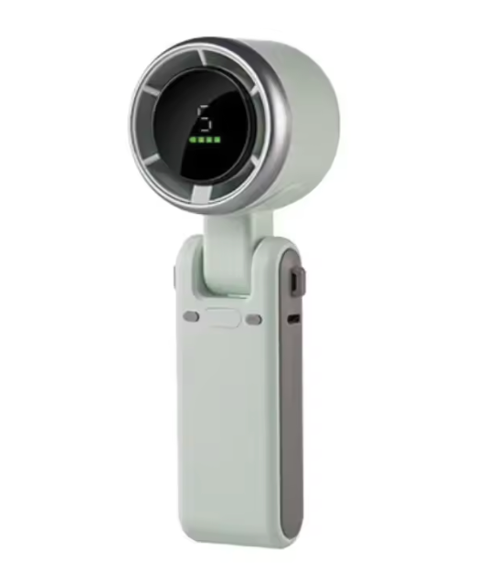 AeroVanta WindPulse personligt kølesystem — børsteløs motor med 6 blade, 13.550 o/min.